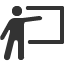 teaching-blackboard icon