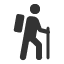 hiking icon