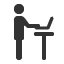 standing-laptop icon