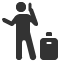 traveling-phone icon