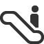 escalator-down icon