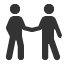 partners-handshake icon