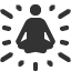meditation-glowing-full icon