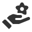 hand-flower icon