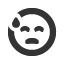 downcast-sweat icon