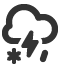 sleet-thunder icon