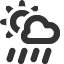 rain-showers-heavy icon
