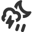 rain-showers-thunder-night icon