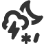 sleet-showers-night-thunder icon